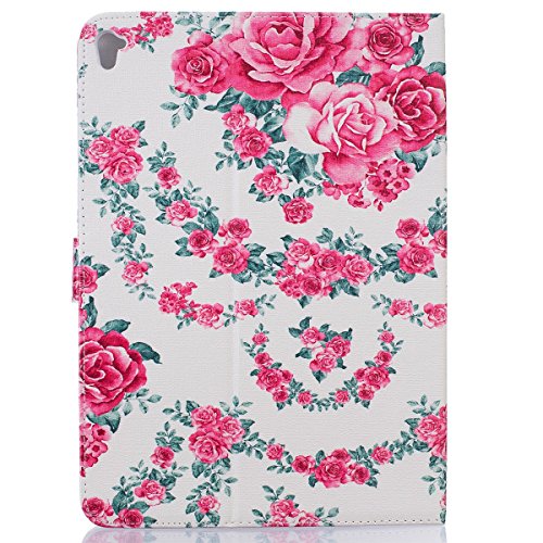 inShang iPad Hülle Schutzhülle für iPad iPad pro 9.7, PU Leder, Ständer Etui Tasche Smart Case Cover für ipad iPad pro 9.7 inch mit Automatische Einschlaf/Aufwach + inShang Logo hochwertigen Stylus Eingabestift Stift - 2