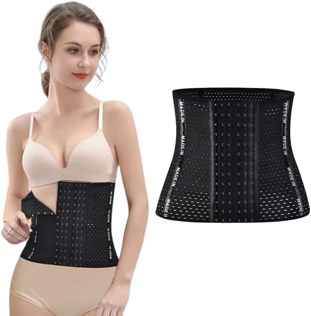 PBAHAUP Faja Postparto Mujer y Poscesárea, Ajuste Perfecto con Soporte Suave, Cinturón Abdominal Transpirable de Cierre Autoadherente para Recuperación Cómoda Postparto, Moldeadora y Ajustable