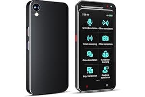 CARPOWER Language Translator Device, 138 Languages Intelligent AI Voice Translator with 4.1 Inch Large Touchscreen, Supports WiFi/Offline/ Instant Two-Way Translation, Accents 98% Accuracy, 0.5S Fast Response