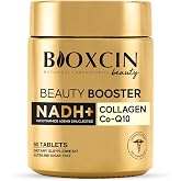 Bioxcin Beauty Booster &ndash; NADH, Tip I-III Kolajen, C Vitamini, Hyal&uuml;ronik Asit, Biotin, Koenzim Q10 ve &Ccedil;inko İ&ccedil;erikli Gıda Tak