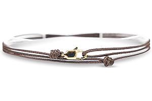 Made by Nami Tunt Wrap Armband för Dam & Herr – Justerbart Snörearmband med Karbinhake i Rostfritt Stål – Handgjort Vattentåligt Surfarmband – Minimalistiskt Marint Smycke