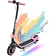EVERCROSS E6 Electric Scooter for Kids, 7" Lightweight E-Scooter for Ages 6-12, Electric Scooter with A Range of Up to 15 km and 7-Color Lights, 3 Speed Modes (8, 12, 16 km/h)