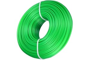 KAHEIGN 2mm x 100m Strimmer Linee, Linea Tagliaerba Resistente Decespugliatore in Nylon Con Corda Tonda Per Giardino Grass Strimmer Electric (Verde)
