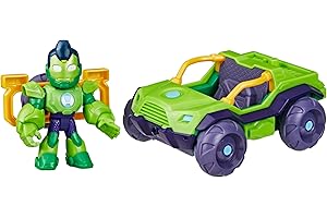 Hasbro Marvel, Iron Man e i Suoi Fantastici Amici, Iron Hulk, Action Figure e Veicolo Giocattolo