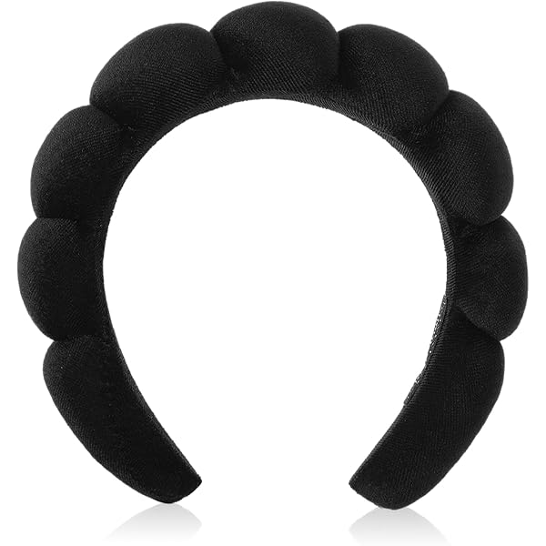 Youery Stirnbänder Set – Mit Schwamm & Armbändern, Wasserabsorbierend Für Gesichtspflege & Sport