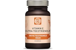 ‎KALA HEALTH Kala Health Ultra Tocotrienol 200mg Vitamin E Vegan alle 4 Tocotrienole Alpha Tocotrienol +Beta Tocotrienol Gamma Tocotrienol Delta Tocotrienol - Tocotrienol-Komplex
