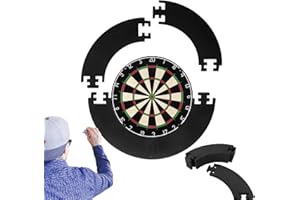 EVDZNA Anneau De Protection pour Cible De Fléchettes, Entourage de Fléchettes, Entourage de Fléchettes, pour la Protection du Mur et du Plateau de Jeu, Facile à Emballer et à Emporter