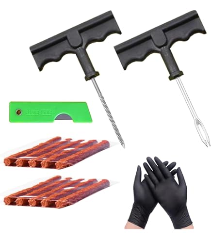 Kit De Réparation Pneu 85 Pièces - Clous Acier Carbone, Tournevis, Réparation Rapide Sans Démontage Pour Voiture, Moto, Camion