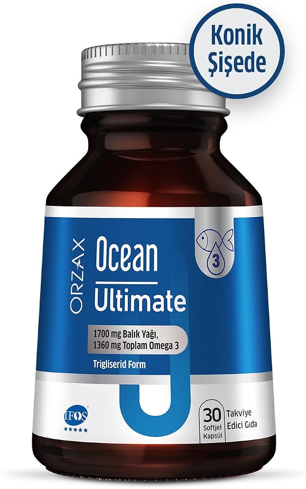 Ocean Ultimate 1700mg Balık Yağı 30 Softjel Kapsül