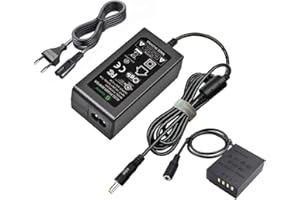 Gonine CP-W126 Kamera Netzteil DC-Koppler-Kit für Fujifilm Fuji X-A1 X-Pro1 X-E3 X-T1 X-T20 Digitalkameras (NP-W126 Dummy-Batteriewechsel)