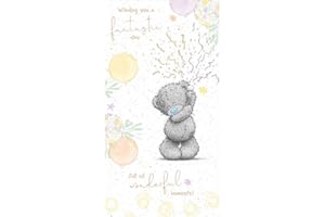 ME TO YOU BEAR Me to You Tatty Teddy With Party Poppers Birthday Card - Official Collection