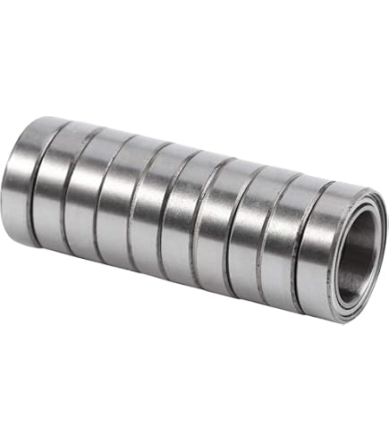 Roulements à Billes MR106-2RS 6x10x3mm - Lot De 10, Acier Chromé Scellés Prélubrifiés