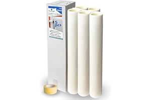 acquaverde | 5 Pannelli Termoriflettente per Termisifoni e Caloriferi in PLT Goffrato e Alluminizzato, cm. 70x100, Bianco con Biadesivo Incluso