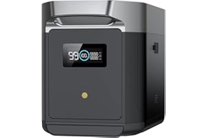 EF ECOFLOW EcoFlow Batterie supplémentaire pour Delta 2 Max/Delta 2/Delta Max, capacité de 2048 Wh, Batterie LifePO4 pour Secours à la Maison, économie d’énergie, Plein air, véhicules récréatifs, Camping