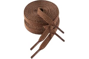 VSUDO 8mm Platt Löparsnören och Skosnören - 29 Färger och 14 Längder
