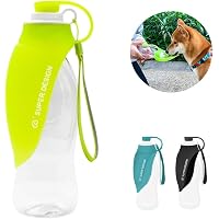 Hundewasserflasche 350 Ml – Portable Trinkflasche Mit Trinkschale, Auslaufsicher