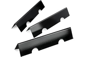 BURLY GRILL 7635 Flavorizer Bars for Weber Spirit GS4 200 Series Gas Grill Parts Flame Guards Replacement Spirit 2 E210 S210 E215 E220 S220 Heat Deflector 15.3" Porcelain Stainless Steel