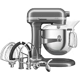 KitchenAid Artisan Stand Mixer with Removable Bowl, Medallion Silver, 6.6 L