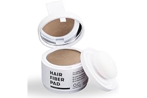 O.C. HAIRCARE Polvere per infoltire i capelli per donne e uomini – per segreti, separazione e attaccatura dei capelli – raccomandata dai principali saloni – 9 colori – polvere resistente (biondo