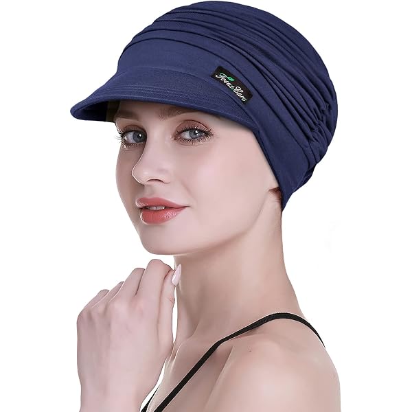 Turbante Oncologico CAREBELL Modello ELEGANCE - Tessuto Di Bambù, Comodo, Traspirante, Certificato Oeko-Tex