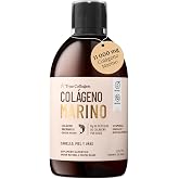 True Collagen, Marine Hydrolyzed Collagen Liquid 500ml | 20 Days | Hyaluronic Acid, Biotin &amp; Vitamin C | Hair, Skin, Nails &amp;