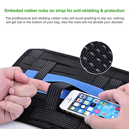 Organizer Tasche UGREEN Tragbare elektronische Organisationssystem 300*210mm Reise Organizer Tasche für Zubehörteile wie Kabel Kopfhoerer Akku WFI Remote, 8″ Zoll Tablet, iPad mini und mehr - 4