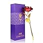 OFIXO Valentines Day Friendship's Day Special 24K Gold Rose with Beautiful Gift Box (30x9x9cm) Gold Rose for Girlfriend…