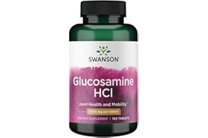 Swanson Glucosamine HCl, 1500mg - 100 tablets