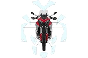 MOTO SCREENIES Steinschlag Film de protection de peinture anti-rayures, transparent, convient pour Ducati Multistrada V4 2021+