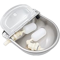 Abbeveratoio Automatico Con Galleggiante - Acciaio Inox 4L, Valvola In Rame, Per Animali