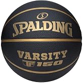 Spalding TF-150 Basketball, Black-Gold, Number 7, Outdoor