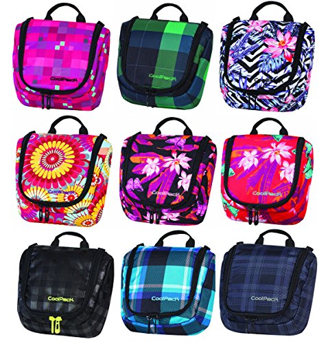 Premium Kulturbeutel Reise Kosmetiktasche Make Up Bag Kulturtasche zum Aufhängen Hippi [039] - 4