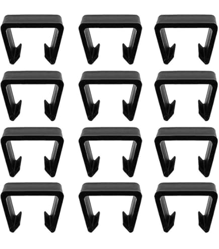 HIAKDOFT 8pièces Clips De Fixation Pour Meubles Extérieur Connecteurs