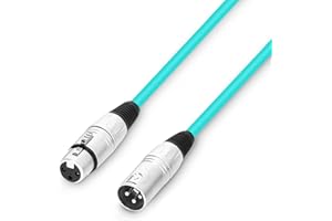 Adam Hall cables 3 STAR MMF 0050 GRN - Cavo microfono XLR femmina su XLR maschio, 0,5 m, verde