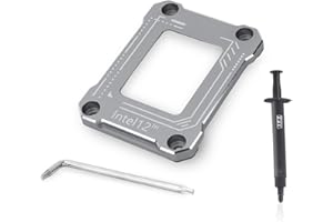 1 ONE ENJOY Cadre de Contact pour CPU Intel, LGA1700 Correction de flexion, compatible Intel 12 génération (Gris)