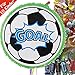 Produktbild Pinata Set: * FUSSBALL * mit 100-teiliger Süßigkeiten-Füllung No.1 von Carpeta© // Handgefertigte spanische Pinata. Tolles Spiel für Kindergeburtstag oder Mottoparty