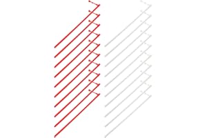 Yardwe 20 Set FAI DA TE Mulino A Vento Rod Filatori Per Prato Pinwheels Windmill Party Pinwheel Vento Spinner Yard and Garden