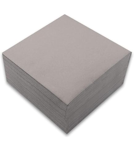 Tovaglioli Di Carta Grigi 120 Pezzi - 40x40cm 2 Veli Cellulosa Pura - Foto 11