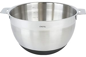 CRISTEL BOL20Q Bol de préparation-Collection Mutine Amovible, INOX