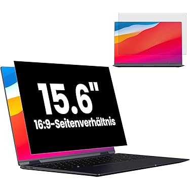 YRTUOP Blickschutzfolie Für Laptop 13-18 Zoll - Abnehmbarer Sichtschutz Für Datenschutz