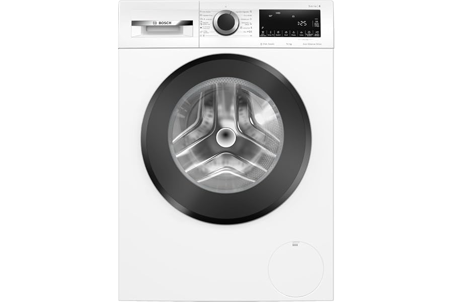 Bosch - Lavadora carga frontal, 10kg, Iron Assist, Pausa + Carga, AntiManchas, Blanco, WGG254Z5ES, 10 kg, Lavadora de carga f