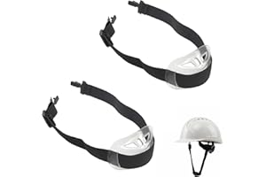 CHENNAN 2 pezzi Cinturino Sottogola Universale Per Elmetto, Sottogola per Elmetto Rimovibile, Sostituzione Casco Cinturino Fissaggio, Sottogola Universale per elmetto con Cinturino Elastico