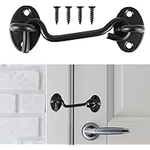 Chiusure A Gancio Per Porte - Ganci E Serrature A Occhiello In Acciaio Per Interni Ed Esterni - Foto 9