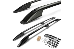 CHROMEMASTER | Barras Portaequipajes, Rieles de Techo Compatible con Citroen Nemo 2008-2015; Se Utilizan para el Montaje de Portaequipajes de Techo, Cajas de Techo o Portabicicletas; Aluminio