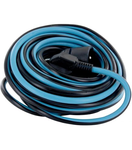 Rallonge 230V 10 Mètres PremiumCord - Sécurité Enfant, Câble Blanc 3x1mm², Prise Schuko - 2500W Max