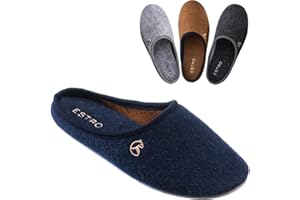 ESTRO Kapcie Filcowe Męskie Kapcie z Filcu Filcowe Pantofle Męskie REX