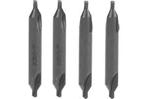 Jiawu 10 St Mittborrset A Typ 2,5 Mm, 6 Mm Skaft HSS Kombinerat Centrumborr, Höghastighetstål Försänkt Svarvbit för Verkstadsbänkborrfräsmaskin