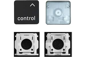 CTBDZ Individuelle Tastenkappe mit Scharnier Ersatz für (M1 M2) MacBook Pro A2141 A2251 A2289 A2338 A2442 A2485, ersetzt MacBook Air A2179 A2337 A2681 Tastatur-Tastenkappe (Steuertaste)