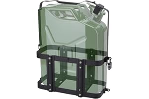 VENUSSAR Support pour Jerrican, avec Serrure à combinaison, Support récipient, pour bidon de carburant de 10 et 20 L