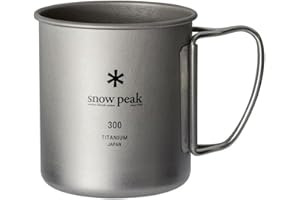 Snow Peak Titanium Single Walled Mug (MG-142), Grey